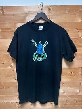 Vintage 2004 H2O Rare Shirt Cinderblock Punk Hardcore Rock Band t-shirt medium